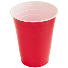 Load image into Gallery viewer, Stack Man Red [16 oz-100 Pack] Party, Cold Drink Plastic Disposable Cups, 100 Count (Pack of 1)
