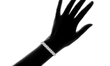 Load image into Gallery viewer, NATALIA DRAKE 1/4 Cttw Wave Link Diamond Tennis Bracelet for Women in Rhodium Plated Sterling Silver (Color I-J / Clarity I2-I3)
