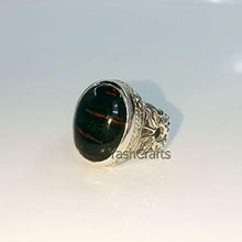 Load image into Gallery viewer, Blood Stone Solid 925 Sterling Silver Ring/Natural Bloodstone Gemstone Ring/Gorgeous Blood Stone Silver Ring, Handmade Jewelry, Women's Ring, Womens Bloodstone Ring, Valentine Day Gift Ring
