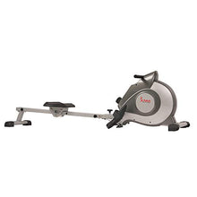 Load image into Gallery viewer, Sunny Health &amp; Fitness Magnetic Rowing Machine Rower w/ LCD Monitor
