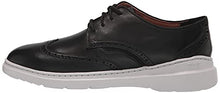 Load image into Gallery viewer, Clarks Men's Dennet Wing Oxford, Black Leather, 8
