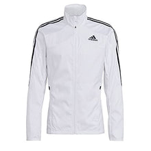 Load image into Gallery viewer, adidas Men's Standard Marathon Jacket 3-Stripes, White/Black, X-Large
