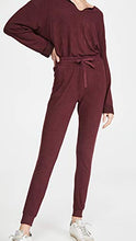 Load image into Gallery viewer, Z SUPPLY Women's Marled Joggers, Merlot, Red, Large
