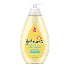 Load image into Gallery viewer, Johnson's Head-to-Toe Gentle Tear-Free Baby &amp; Newborn Wash &amp; Shampoo, Sulfate-, Paraben- Phthalate- &amp; Dye-Free, Hypoallergenic Wash for Sensitive Skin &amp; Hair, 27.1 fl. Oz
