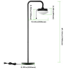 Load image into Gallery viewer, BULBEATS LED Floor Lamp with Replaced E26 Bulb Opreated by Pull Chain 4000K 12W Floor Lamps for Bedroom/Living Room, Office
