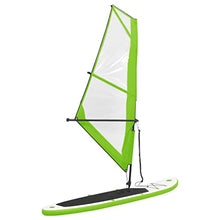 Load image into Gallery viewer, Aisifx Inflatable Stand Up Paddleboard with Sail Set Green and White
