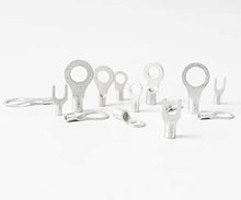 Load image into Gallery viewer, RockDIG 260PCS AWG 22-16 16-14 12-10 Copper Ring Fork Terminals Tin Plated Non-Insulated Electric Wire Connectors
