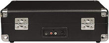 Load image into Gallery viewer, Crosley CR8005D-BK Cruiser Deluxe Vintage 3-Speed Bluetooth Suitcase Turntable, Black
