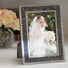 Load image into Gallery viewer, Oleg Cassini Crystal Hematite Frame 8x10
