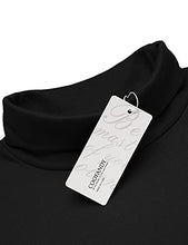 Load image into Gallery viewer, COOFANDY Men's Slim Fit Basic Thermal Turtleneck Shirts Casual Cotton Knitted Pullover Sweaters Grey
