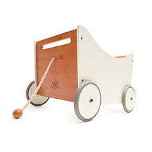 Load image into Gallery viewer, Kinderfeets, Toy Box, 2-in-1 Toy Storage and Walker with Bamboo Accent, Convenient and Classy Design

