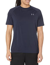Load image into Gallery viewer, Under Armour Men's Tech 2.0 Novelty Short-Sleeve T-Shirt , Midnight Navy (410)/Pitch Gray , Large
