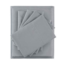 Load image into Gallery viewer, Intelligent Design Side Storage Pockets Ultra Soft Hypoallergenic Wrinkle Free Microfiber Sheet Set Bedding, Twin Xl Size, Grey 4 Piece
