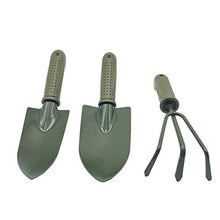 Load image into Gallery viewer, Garden Tool Set -3 Piece Heavy Duty Gardening Shovel (Hand Trowel, Hand Transplanter, Hand Cultivator),Small Shovel for Outdoor Use,Outdoor Tools,Ergonomic Rubberized Non-Slip Grip
