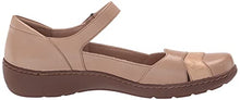 Load image into Gallery viewer, Clarks womens Cora Abby Mary Jane Flat, Sand Leather/Synthetic Combi, 9 Narrow US
