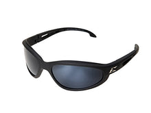 Load image into Gallery viewer, Edge TSM21-G15-7 Dakura Polarized Wrap-Around Safety Glasses, Anti-Scratch, Non-Slip, UV 400, Military Grade, ANSI/ISEA &amp; MCEPS Compliant, 5.04" Wide, Matte Black Frame / G-15 Silver Mirror Lens
