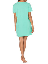 Load image into Gallery viewer, Smart &amp; Sexy Women's V-Neck Oversized Sleep Shirt, Edward Green Let's Skip Today, 3X
