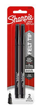 Load image into Gallery viewer, Sharpie Felt Tip Pens, Fine Point, Black, 2 Count
