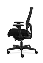 Load image into Gallery viewer, The HON Company HON Ignition 2.0 Mid-Back Adjustable Lumbar Work Mesh Computer Chair for Office Desk, Black Fabric (HONI2M2AMLC10TK)
