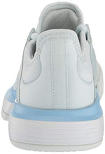 Load image into Gallery viewer, adidas Unisex-Kid's CourtJam Tennis Shoe, Blue Tint/White/Glow Blue, 3 M US Little Kid
