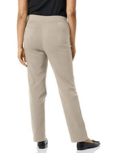 Load image into Gallery viewer, Briggs New York Women's Super Stretch Millennium Welt Pocket Pull on Career Pant, Cobblestone, 8
