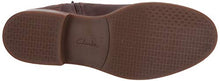 Load image into Gallery viewer, Clarks Women's Camzin Dime Ankle Boot, Dark Brown Leather, 8.5
