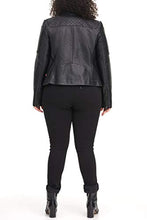 Load image into Gallery viewer, Levi's Women's Faux Leather Motocross Racer Jacket (Standard and Plus), Black, Medium
