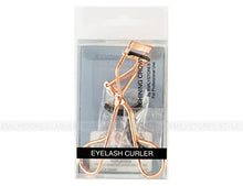 Load image into Gallery viewer, EMILYSTORES Professional Makeup Tool For Eyelashes With 2 Replacement Silicone Refill Pads Pinch Pain FREE Metal Eyelash Curler 1PC, Golden Color
