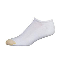 Load image into Gallery viewer, Gold Toe Men's Cotton No Show Athletic Sock - 10-13 (Shoe Size 6-12.5) - White, (6-Pack)

