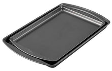 Load image into Gallery viewer, Wilton Perfect Results Premium Non-Stick Bakeware Cookie Baking Sheets Set, 2-Piece, Steel
