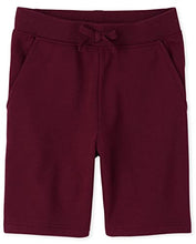 Load image into Gallery viewer, The Children's Place Girls Active French Terry Shorts, Rubine Single, XX-Large
