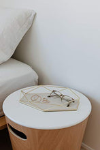 Load image into Gallery viewer, Umbra 299481-221 Prisma Tray, Geometric Plated Jewelry Storage, 11" Length x 7.25" Height x 1.5” Width, Matte Brass
