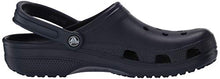Load image into Gallery viewer, Crocs Unisex Classic Clog | Water Comfortable Slip on Shoes, Navy, 10 US Women
