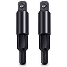 Load image into Gallery viewer, 2 Pieces HVAC Service Wrench Set 3/16 to 5/16 Allen Wrench Tools Hex Key Adapter for Straight Metric for Fixing Air Conditioning Refrigeration Device
