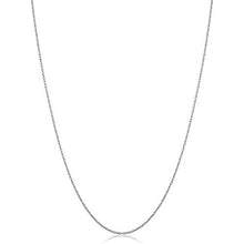 Load image into Gallery viewer, KoolJewelry Solid 14k White Gold THIN Rope Chain Necklace (0.7 mm, 20 inch)
