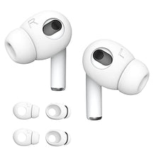 Load image into Gallery viewer, DamonLight 2 Pairs AirPods 3 Ear Tips Silicone Earbuds Cover [Not Fit in The Charging Case][US Patent Registered] Compatible with Apple AirPods 3 (White)
