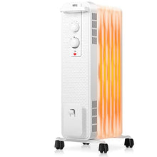 Load image into Gallery viewer, PETSITE Oil Filled Radiator Heater, 1500W Portable Space Heater with 3 Heating Modes &amp; Adjustable Thermostat, Tip-Over &amp; Overheat Protection, Electric Quiet Heater w/ Wheels for Home Office Indoor Use
