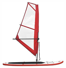Load image into Gallery viewer, Paddleboard, Inflatable Stand Up Paddleboard with Sail Set Red and White
