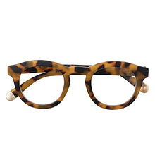 Load image into Gallery viewer, Peepers by PeeperSpecs Women's Stardust Round Blue Light Blocking Reading Glasses, Tokyo Tortoise, 46 + 3
