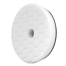 Load image into Gallery viewer, Chemical Guys BUFX114HEX6 Hex-Logic Quantum Light-Medium Polishing Pad, White (6.5 Inch Pad made for 6 Inch backing plates)
