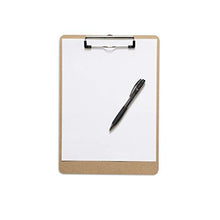 Load image into Gallery viewer, Office Solutions Direct Clipboards with Low Profile Clip (Set of 30) - Wood Clipboards Bulk 30 Pack, Heavy Duty Clipboard, Bulk Classic Clipboards for Classroom, Calendar Office Clipboard Stand up
