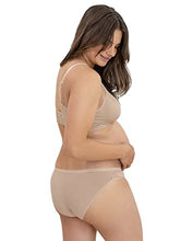 Load image into Gallery viewer, Kindred Bravely Signature Cotton Bikini Underwear | Maternity &amp; Postpartum Panty 3-Pack (Neutrals, Medium)
