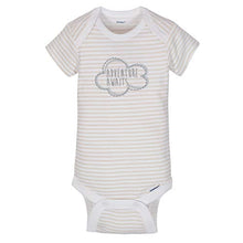 Load image into Gallery viewer, GERBER Baby 4-Pack Short-Sleeve Onesies Bodysuit, Cloud Dream Big, 6-9 Months
