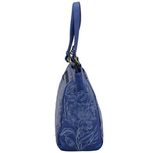 Load image into Gallery viewer, Anuschka Women’s Genuine Leather Classic Work Tote - Hand Painted Exterior - Garden of Delights
