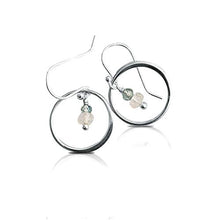 Load image into Gallery viewer, Silver Hoop Earrings

