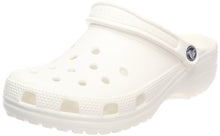 Load image into Gallery viewer, Crocs Classic Clog | Water Comfortable Slip on Shoes, White, 7 Women/5 Men
