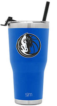 Load image into Gallery viewer, Simple Modern NBA Dallas Mavericks 30oz Tumbler with Flip Lid and Straw Insulated Stainless Steel Travel Mug Classic
