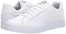 Load image into Gallery viewer, Nike Women's Court Royale AC Sneaker, White/White-Black, 8 Regular US
