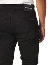 Load image into Gallery viewer, Calvin Klein Men Skinny Fit Jeans, Forever Black, 29W x 30L
