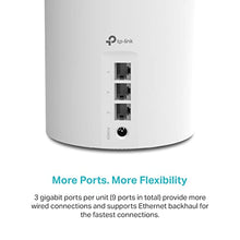 Load image into Gallery viewer, TP-Link Deco AX3000 WiFi 6 Mesh System(Deco X55) - Covers up to 6500 Sq.Ft. , Replaces Wireless Router and Extender, 3 Gigabit ports per unit, supports Ethernet Backhaul (3-pack)
